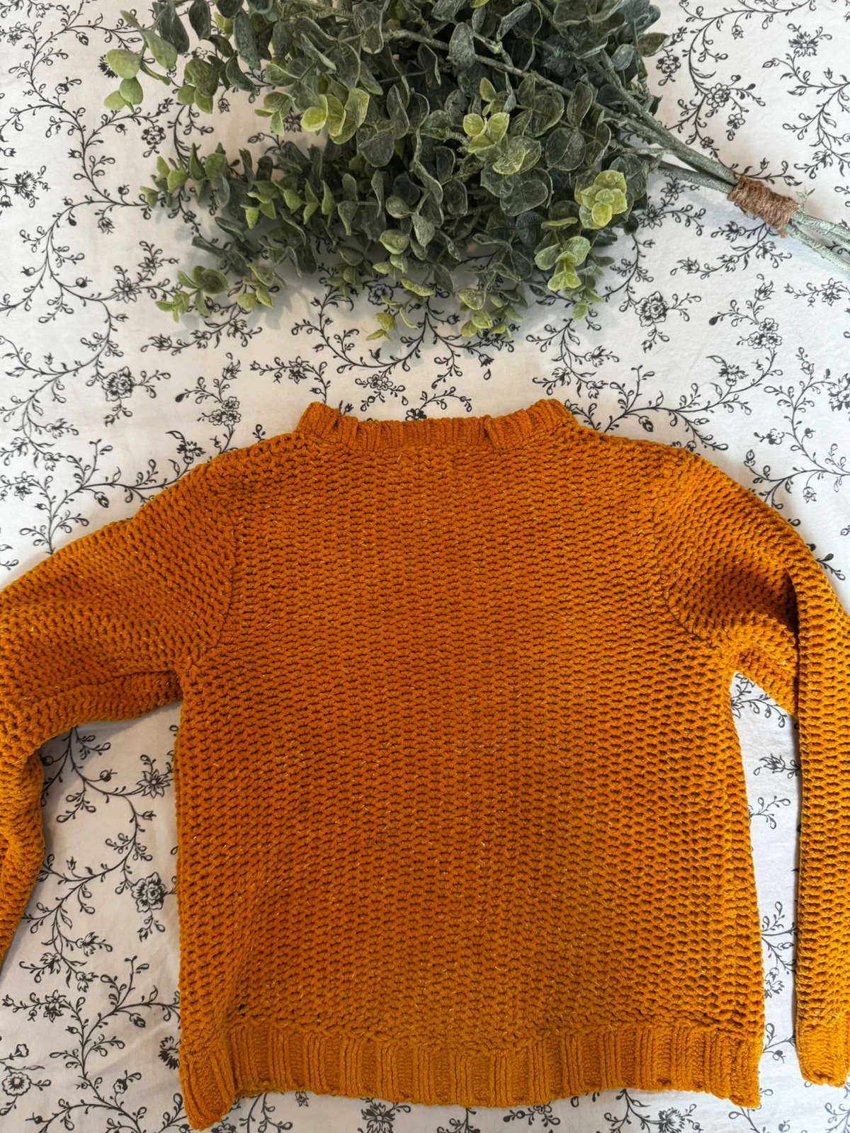 🧥Orchestra Mustard Vest – Size 4 Years – Thick Knit – photo 4